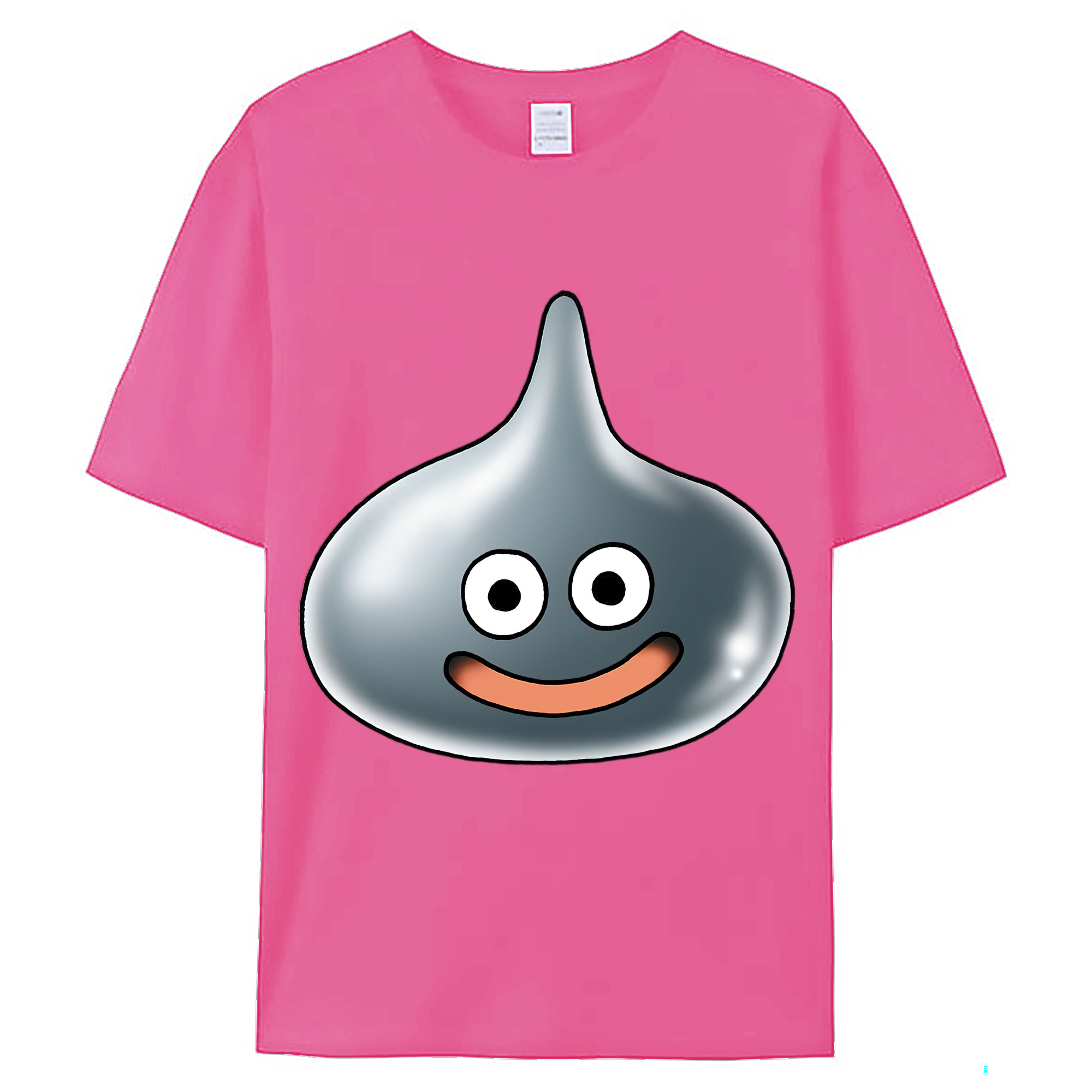 （画像用） ドラゴンクエスト Doragon Kuesuto Dragon Quest レディースカジュアルプリントTシャツ（綿100％）